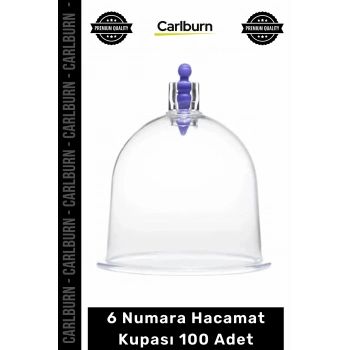 #Hacamat Pürüzsüz Kaliteli Hijyenik Profesyonel Tıbbi Malzeme 6 Numara Hacamat Kupası 100 Adet