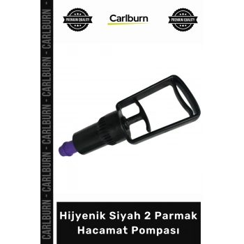 Profesyonel Medikal Ergonomik Vakum Güçlü Manuel Hijyenik Siyah 2 Parmak Hacamat Pompası