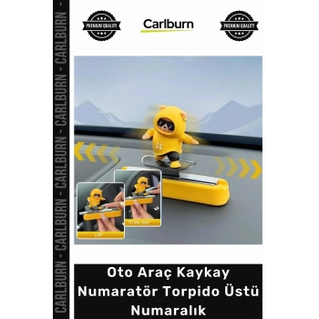 #Numaratör Hareketli Kayan Figür Kaykay Oto Araç Kaykay Numaratör Torpido Üstü Numaralık