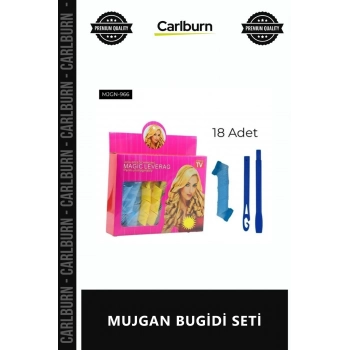 Özel Üretim Profesyonel Isıya Dayanıklı Pratik Bukle Maşasız Hacim Veren Şık MUJGAN BUGİDİ SETİ