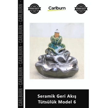 Özel Üretim Dekoratif El Yapımı Şelale Etkili Meditasyon Yoga Odaklı Seramik Geri Akış Tütsülük Mode
