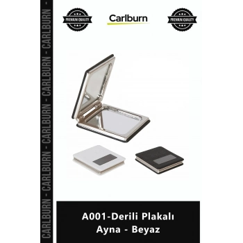 Özel Üretim Modern Şık Estetik Dekoratif Kaliteli Tasarım Lüks Salon A001Derili Plakalı Ayna Beyaz