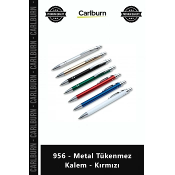 Özel Üretim Promosyon Logolu Kaliteli Şık Kurumsal Hediye Baskılı Lüks 956 Metal Tükenmez Kalem Kırm