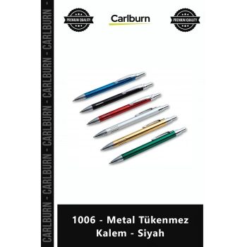 Özel Üretim Promosyon Lüks Logo Baskılı Kurumsal Hediye Kaliteli 1006 Metal Tükenmez Kalem Siyah
