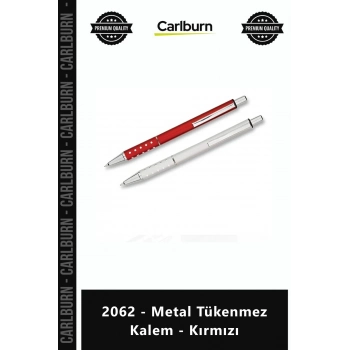 Özel Üretim Promosyon Logolu Baskılı Şık Dayanıklı Ofis Gereci 2062 Metal Tükenmez Kalem Kırmızı