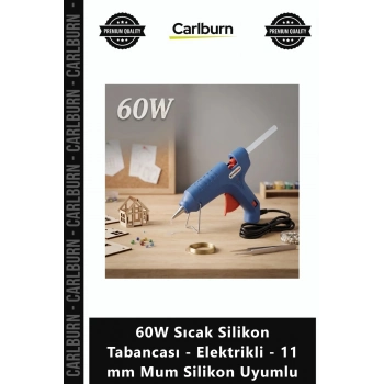 Özel Üretim Profesyonel Hızlı 60W Sıcak Silikon Tabancası Elektrikli 11 mm Mum Silikon Uyumlu