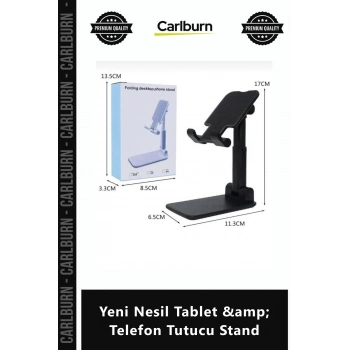Özel Üretim Ayarlanabilir Yükseklik Katlanabilir Masaüstü Sabit Yeni Nesil Tablet Telefon Tutucu Sta