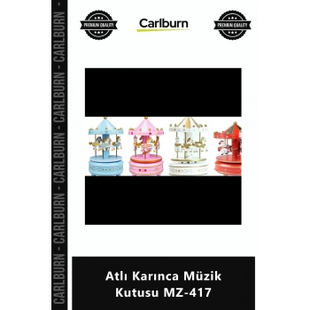 Özel Üretim Dekoratif Nostaljik Melodili Kurmalı Hediyelik Şık Atlı Karınca Müzik Kutusu MZ417