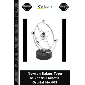 Özel Üretim Masaüstü Dekoratif Modern Fizik Hediye Newton Balans Topu Mıknatıslı Kinetic Orbital No