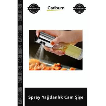 Özel Üretim Mutfak Zeytinyağı Sirke Püskürtücü Sağlıklı Ergonomik Pratik Spray Yağdanlık Cam Şişe