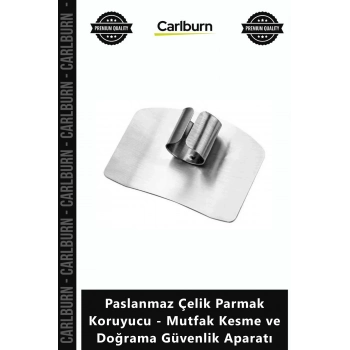 Özel Üretim Şef Zırh Paslanmaz Çelik Parmak Koruyucu Mutfak Kesme Doğrama Güvenlik Aparatı
