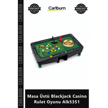 Özel Üretim Eğlence Partisi Hobi Seti Lüks Yetişkin Masa Üstü Blackjack Casino Rulet Oyunu Alk5351