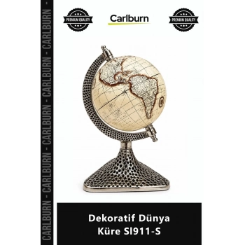Özel Üretim Şık Tasarım Hediyelik Masaüstü Aksesuar Modern Coğrafi Dekoratif Dünya Küre Sl911S