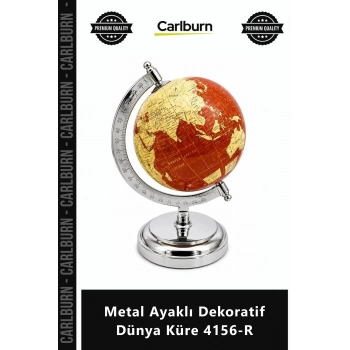 Özel Üretim Ofis Ev Hediyelik Estetik Şık Modern Aksesuar Lüks Metal Ayaklı Dekoratif Dünya Küre 415