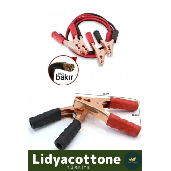 Akü Takviye Kablosu %100 Bakır Kalın Kablo 1200 Amper Kalın Kablo Ve Hızlı Şarj