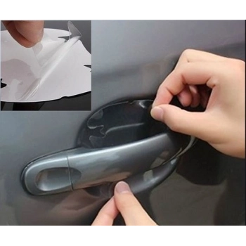 #Film Şeffaf Çizilmez Boya Koruma Aşınma Önleyici Kolay Montaj 4lü Takım Araba Kapı Kolu Koruyucu