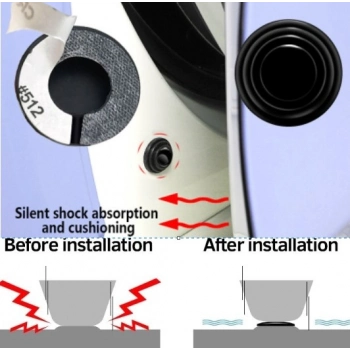 Yüksek Kalite Güçlü Yapışkanlık Ses Gürültü Tampon Araba Kapısı Çizilme Ezilme Önleyici Darbe Emici