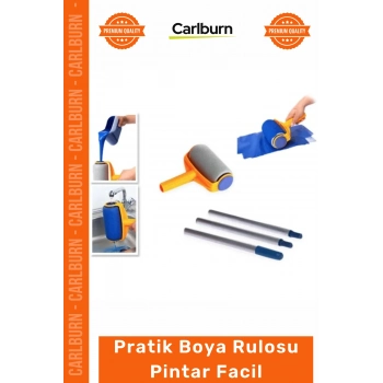 #Badana Profesyonel Damlatmaz Hazneli Kolay Duvar Boyama Seti Pratik Boya Rulosu Pintar Facil