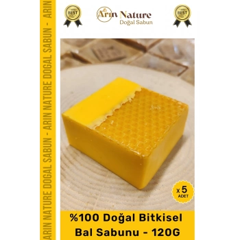 #balsabunu Güzel Kokulu El Yüz Saç Vücut Orijinal Bitkisel %100 Doğal Bal Sabunu 120g - 5 Adet