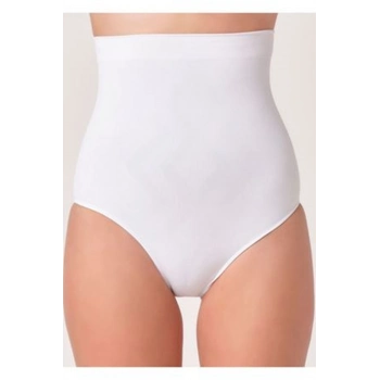 #SlipKorse Polyamid Kumaş Esnek Form Kazandıran Sıkı Beyaz Kadın Dikişsiz Slip Korse