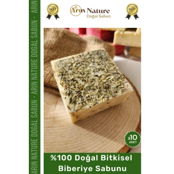 #biberiyesabunu Güzel Kokulu El Yüz Saç Vücut Orijinal Bitkisel Doğal Biberiye Sabunu 120g - 10 Adet