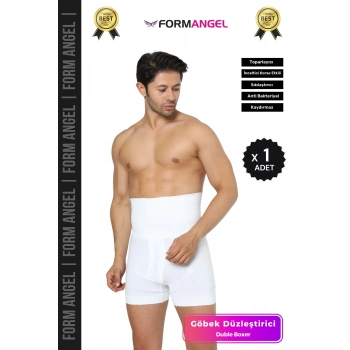 #BoxerKorse Göbek Düzleştirici Bel Basen Toparlayıcı Sıkılaştırıcı Duble Erkek Boxer Korse - 1 Adet