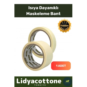 Boya Badana Bandı Isıya Dayanıklı Krep Kağıt Kolay Sökülebilen Kağıt 25mt