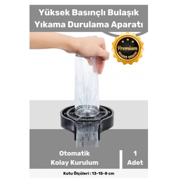 Bulaşık Durulama Bardak Yıkama Aparatı Mutfak Lavaboları İçin Hızlı Kupa Durulama