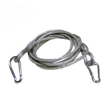 Özel Üretim Dayanıklı Yüksek Taşıma Güvenli Karabinalı Esneme Yapmaz Çelik Oto Çekme Halatı