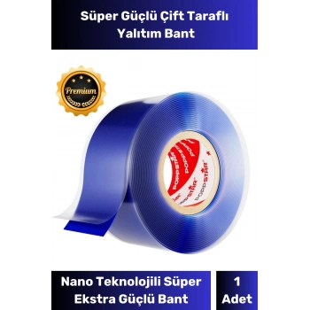 Çift Taraflı Silikon Bant Ekstra Güçlü Hava Su Sızdırmaz İzolasyon Çok Amaçlı 18mm x 1.5m