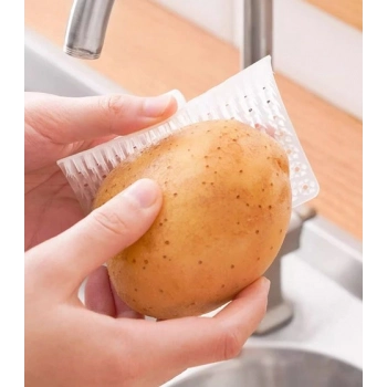 Mutfak Yardımcı Ergonomik Tasarım Hızlı Etki Temizleme Sebze Meyve Temizleme Patates Soyma Fırçası