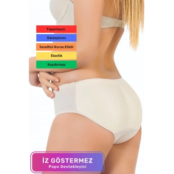 Özel Üretim Kaymaz Kadın Dikleştirici Toparlayıcı Rahat Şekillendirici İz Göstermez Popo Destekleyici Korse