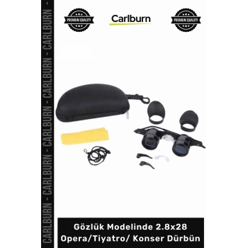 #Dürbün Profesyonel Eller Serbest Yakınlaştırıcı Gözlük Modelinde 28x28 Opera/Tiyatro/Konser Dürbün