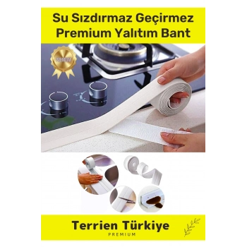 Duş Pvc Lavabo Küvet Tezgah Kenar Banyo Mutfak Pencere 3,2 Mt Su Sızdırmaz Geçirmez Yalıtım Bant