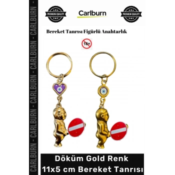 #Hediye Zamak Döküm Kırılmaz Gold Renk Boncuklu Hediye Aksesuar Şık Dayanıklı Bereket Tanrısı
