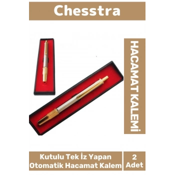 Hızlı Tek İz Yapar Otomatik Kutulu Yüz Hassas Bölge Rahat Metal Dayanıklı Hacamat Kalemi 2 Adet