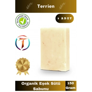 Home Serisi El Yapımı Doğal Bitkisel 5 Adet Temizleyici Parlak Ciltler Nemlendirici Eşek Sütü Sabunu
