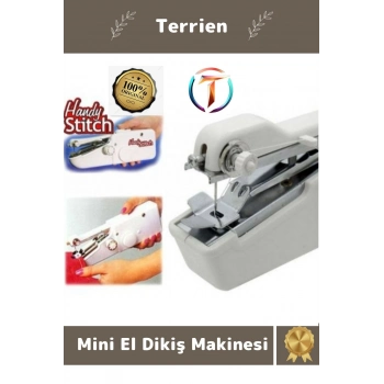 Home Serisi Mini El Dikiş Makinesi Portatif Pilli Paslanmaz Çelik Malzeme Her Kumaş Dikimine Uygun