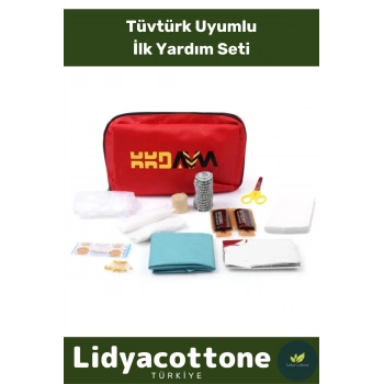 Ilk Yardım Kutusu Bez Çantalı Set Ev Iş Yeri Araba Okul Deprem Acil Müdahale Set