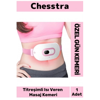 Isı Veren Titreşimli Taşınabilir Sıcak Tutan Regl Ağrıları Dijital Özel Gün Adet Bel Masaj Kemeri