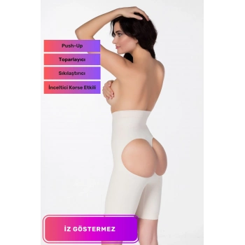 Özel Üretim Kaymaz Lazer Kesim Kadın İz Göstermeyen Yüksek Bel Kalça Popo Dikleştirici Toparlayıcı Korse
