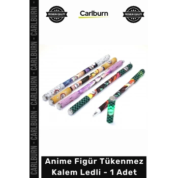 #Kalem Işıklı Hediye Karakter Koleksiyon Figürlü Ofis Okul Anime Figür Tükenmez Kalem Ledli