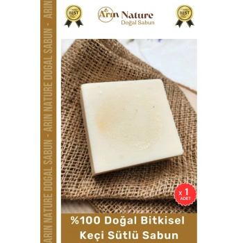 #keçisütlü %100 Doğal Güzel Kokulu El Yüz Saç Vücut Orijinal Bitkisel Keçi Sütlü Sabunu 120g 1 Adet