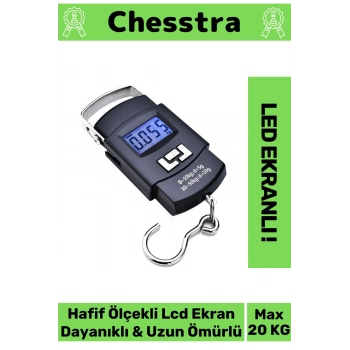 Lcd Ekran Seyahat Bavul Ağırlık El Terazi Dijital Çok Amaçlı Taşınabilir Askılı Pilli Bagaj Tartısı