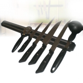 Mutfak Düzenleme Güvenli Kullanım Güçlü Çekim Mıknatıslı Bıçak Tutucu Manyetik Bıçak Askısı 33 Cm.