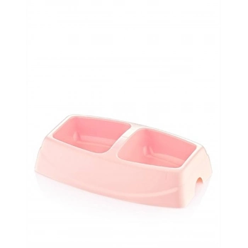 #MamaSuKabı Birinci Sınıf Plastik Sağlıklı Renkli İkili Küçük Kedi Köpek Beslenme Mama Su İstasyonu