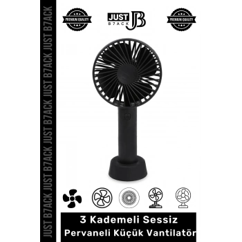 #MiniElFanı Usb Şarjlı 3 Kademeli Sessiz Taşınabilir Mini Fan Pervaneli Soğutucu Küçük Vantilatör