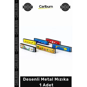 #Mızıka Profesyonel Paslanmaz Kaliteli Ses Şık Ergonomik Tasarım Müzik Desenli Metal Mızıka