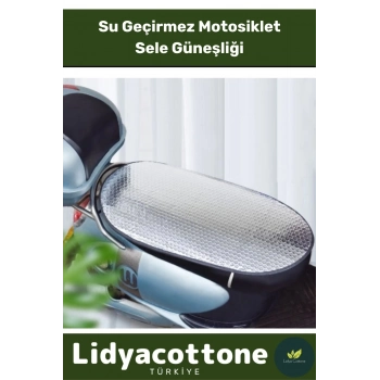 Motosiklet Sele Koruma Güneşliği 60 cm x 35 cm Lastikli Alüminyum Isı Yalıtımlı Hafif Su Geçirmez
