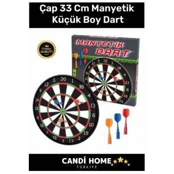 Özel Seri Eğitici Zeka Geliştirici Öğretici Eğlence Aile Manyetik Dart Küçük Boy Çap 33 Cm